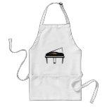 3D Model: Black Grand Piano: Aprons