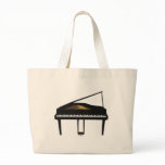 3D Model: Black Grand Piano: Canvas Bag
