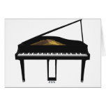 3D Model: Black Grand Piano: cards