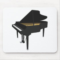 3D Model: Black Grand Piano: Mousepads