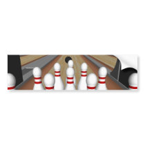 3D Model: Bowling Pins on Lane: