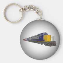3D Model: Freight Train: Railroad: Keychain