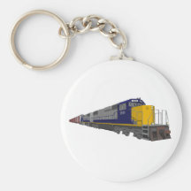 3D Model: Freight Train: Railroad: Keychain
