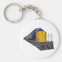 3D Model: Freight Train: Railroad: Keychains