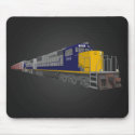 3D Model: Freight Train: Railroad: Mousepad