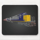 3D Model: Freight Train: Railroad: Mousepad