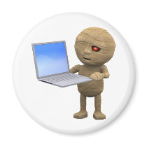 3d Mummy Laptop