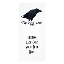 3D Nevermore Raven Customised Rack Card