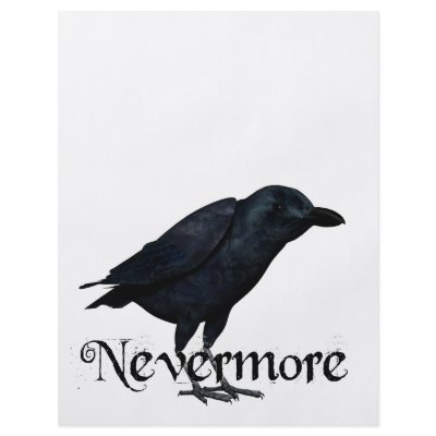 3D Nevermore Raven by EAPoetry