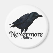 3D Nevermore Raven Fridge Magnet