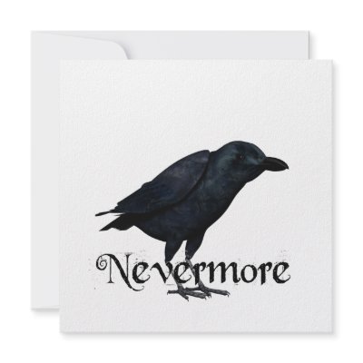 3D Nevermore Raven by EAPoetry