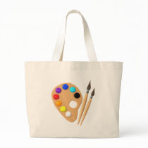 3d-PaletteBrushes Canvas Bag