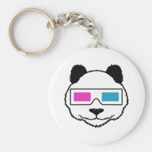 3D Panda Keychain