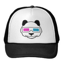 3D Panda Mesh Hat