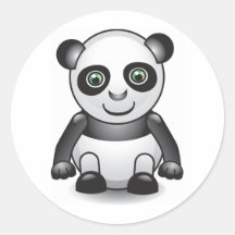 3D Panda Sticker