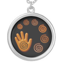 3D Pat Hand Pendants
