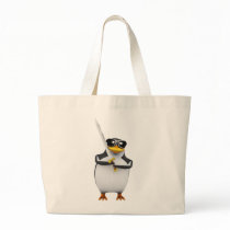 3d Penguin Swordfighter (editable) Bag