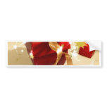 3d present bumper sticker