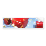3D Present Bumper Sticker