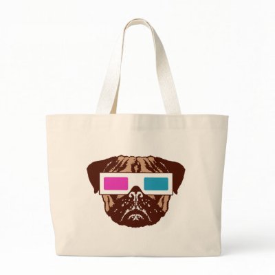 3D Pug Bag