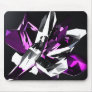 3D Purple crystal Mouse Pads