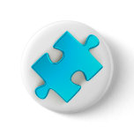 3D Puzzle Piece (Metallic Light Blue) buttons