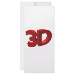 3D RACK CARD TEMPLATE