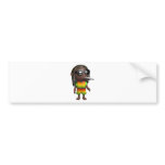 3d Rasta Smokes bumper stickers