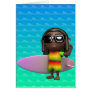 3d Rasta Surfboard Card