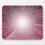 3D Red Pyramids Mousepad