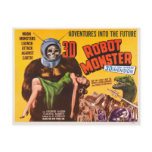 3D ROBOT MONSTER postcards