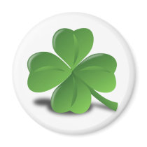 3D Shamrock/Clover Fridge Magnet