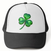 3d shamrock design mesh hats