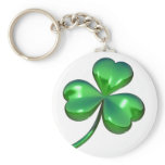 3D Shamrock Key Chains