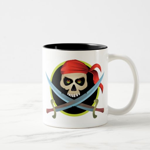 3D Skull and Crossbones Coffee Mug
