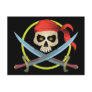 3D Skull and Crossbones Post Card