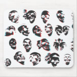 3D Skulls: Mouse Pad