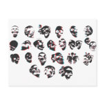 3D Skulls: postcards