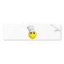 3d-smiley-chef bumper stickers