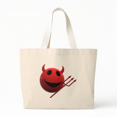 3d-smiley-devil bag by SmileyBalls