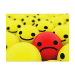 3D Smileys Post Card
