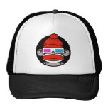 3D Sock Monkey Mesh Hats