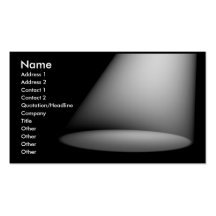 3D Spotlight (White) Business Card