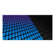 3D Squares Grid Layout Picture Card