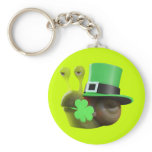 3d St Patricks Day Snail (editable) Key Chains