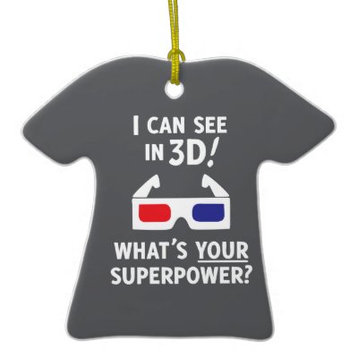 3D Superpower Ornaments