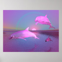 3D Water Fantasy Water Scene Posters