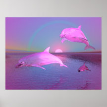 3D Water Fantasy Water Scene Posters