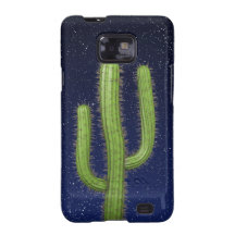 3d Wild West Cactus Starry Sky (editable) Samsung Galaxy S2 Case
