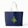 3D XMAS Tree Tote Bags